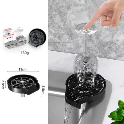 High Pressure Faucet Glass Rinser Automatic Cup Washer Bar Kitchen Beer KTV Milk Tea Cup Cleaner Tool Sink Accessories Gadgets