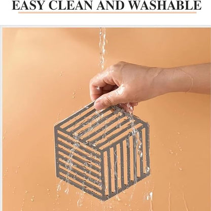 1PCS Multifunction Heat Resistant Silicone Mat Drink Cup Coasters Nonslip Pads Pot Holder Table Placemat Kitchen Accessories (random color)