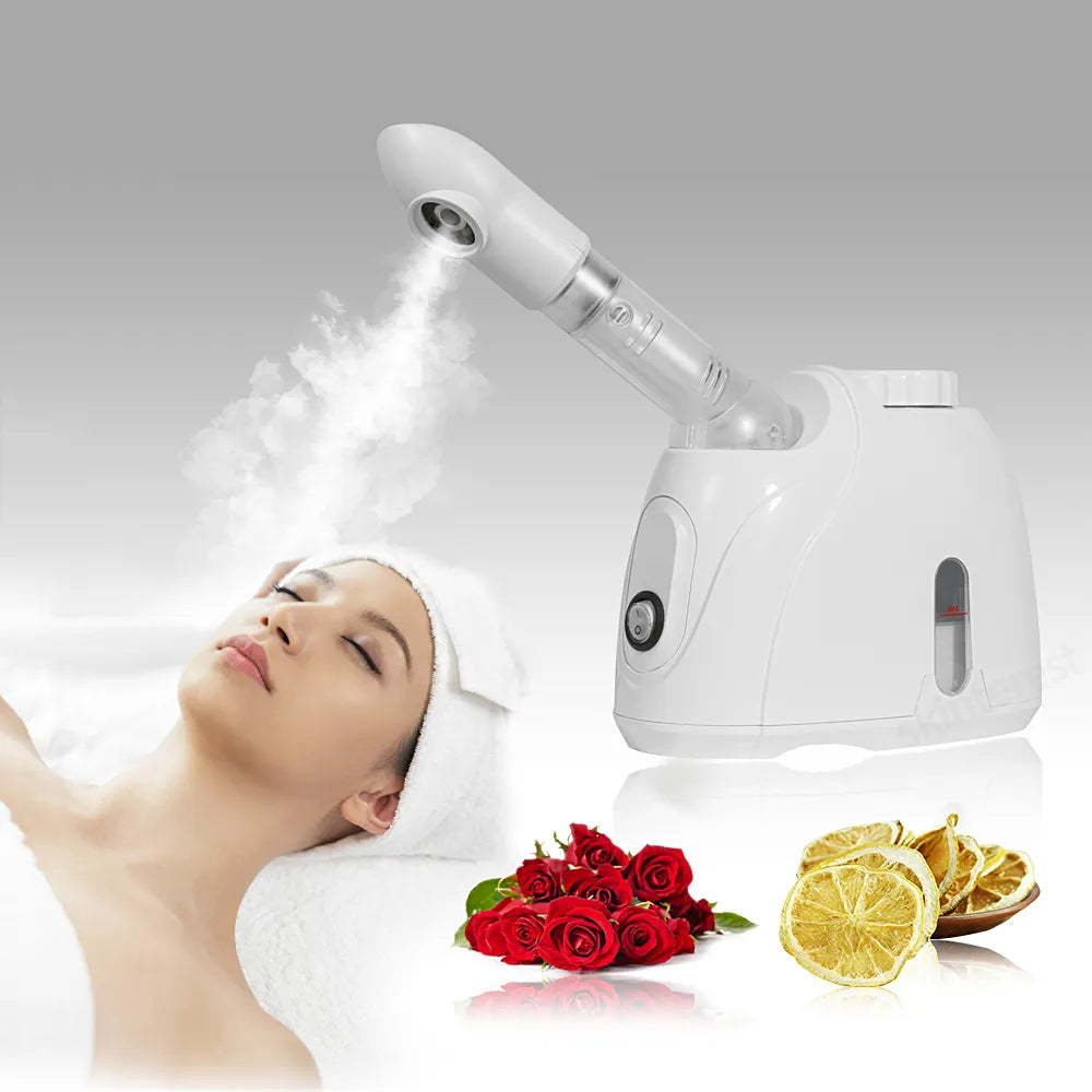 Facial Steamer Warm Mist Humidifier for Face Deep Cleaning Vaporizer Sprayer Salon Home Spa Skin Care Whitening