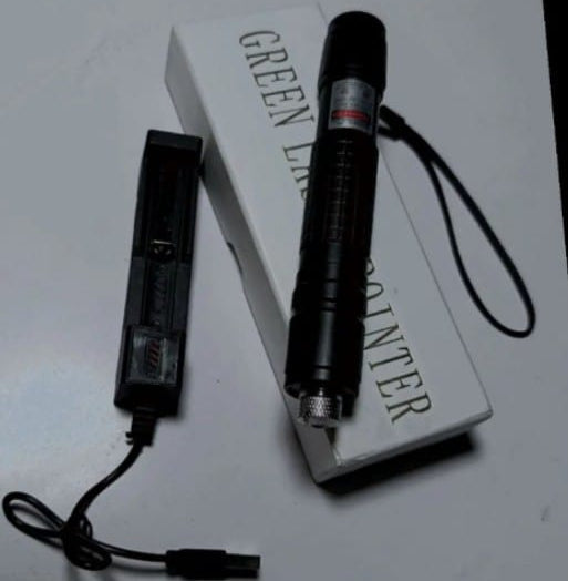 Green Laser Light Aluminum Alloy Body Black Color Two Mode Lighting Star Light Or Single Beam Durable Quality Reliable Utility