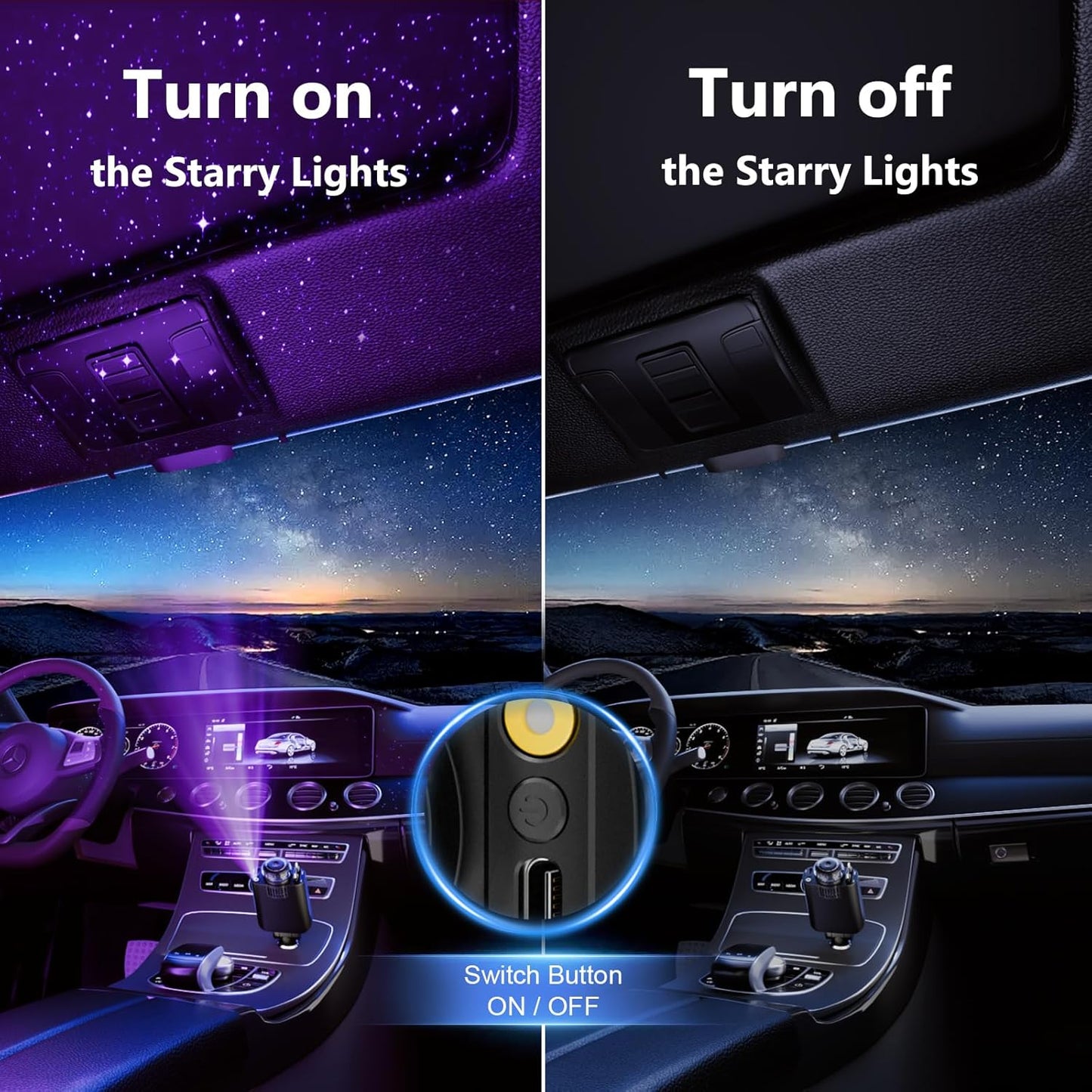 5-in-1 Starlight Car Charger